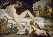 Lambert Sustris Venus and Love oil painting reproduction